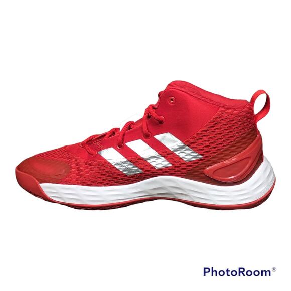 ADIDAS MENS SIZE 14 NIB EXHIBIT A SM RED SAMPLE MID BASKETBALL SHOES GW7934 main image 5